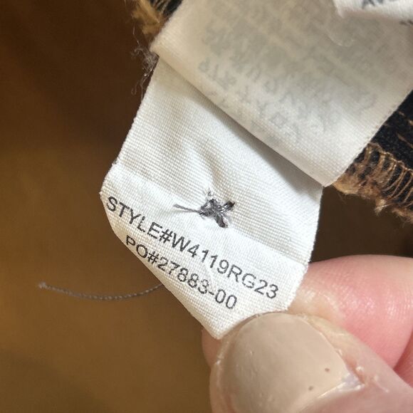 Prana Pants Womens 14 Halle Straight Hiking Stretch Quick Dry Gold Yellow RollUp - Picture 10 of 10